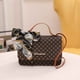 thumbnail image 1 of One Shoulder Crossbody Bag Leather Large Capacity Multi Compartment Women Bag, 1 of 3