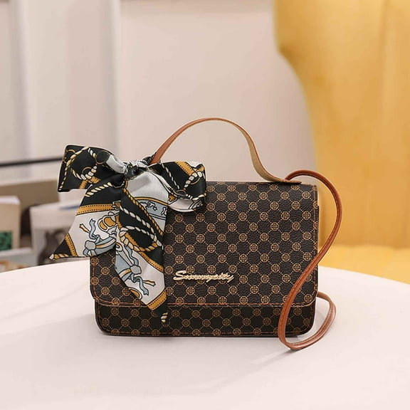 QTOCIO Crossbody Bags for Women, One Shoulder Crossbody Bag Leather Large Capacity Multi Compartment Women Bag