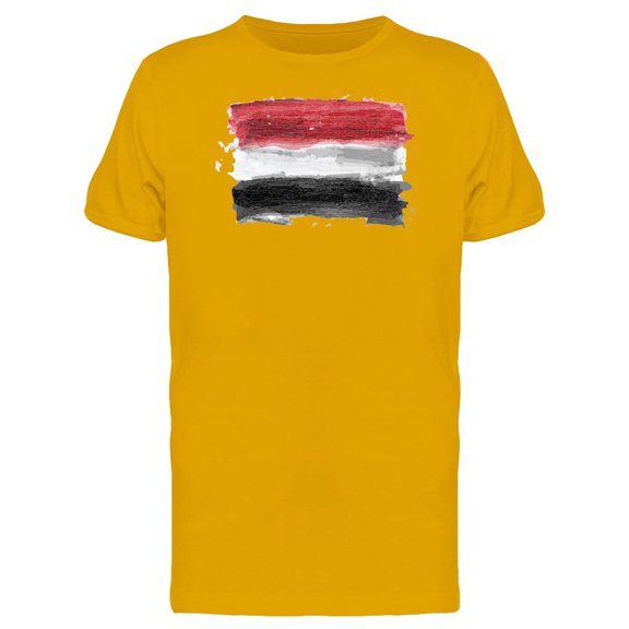 Brush Painting Of Yemen Tee Men's -Image by Shutterstock