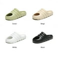 thumbnail image 4 of Zapatos de playa para hombre, estilo casual y moderno, ideales para el verano, cómodos y duraderos, talla 40, color negro., 4 of 7