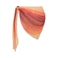 thumbnail image 3 of Delconic Sheer Chiffon Sarong Wrap Skirt Lightweight Beach Cover Up Semi Transparent Flowy Swimwear Accessory for Women, 3 of 3