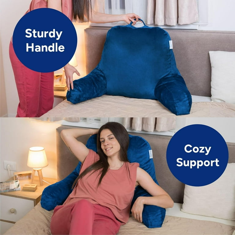 Pillow with arms and back hot sale