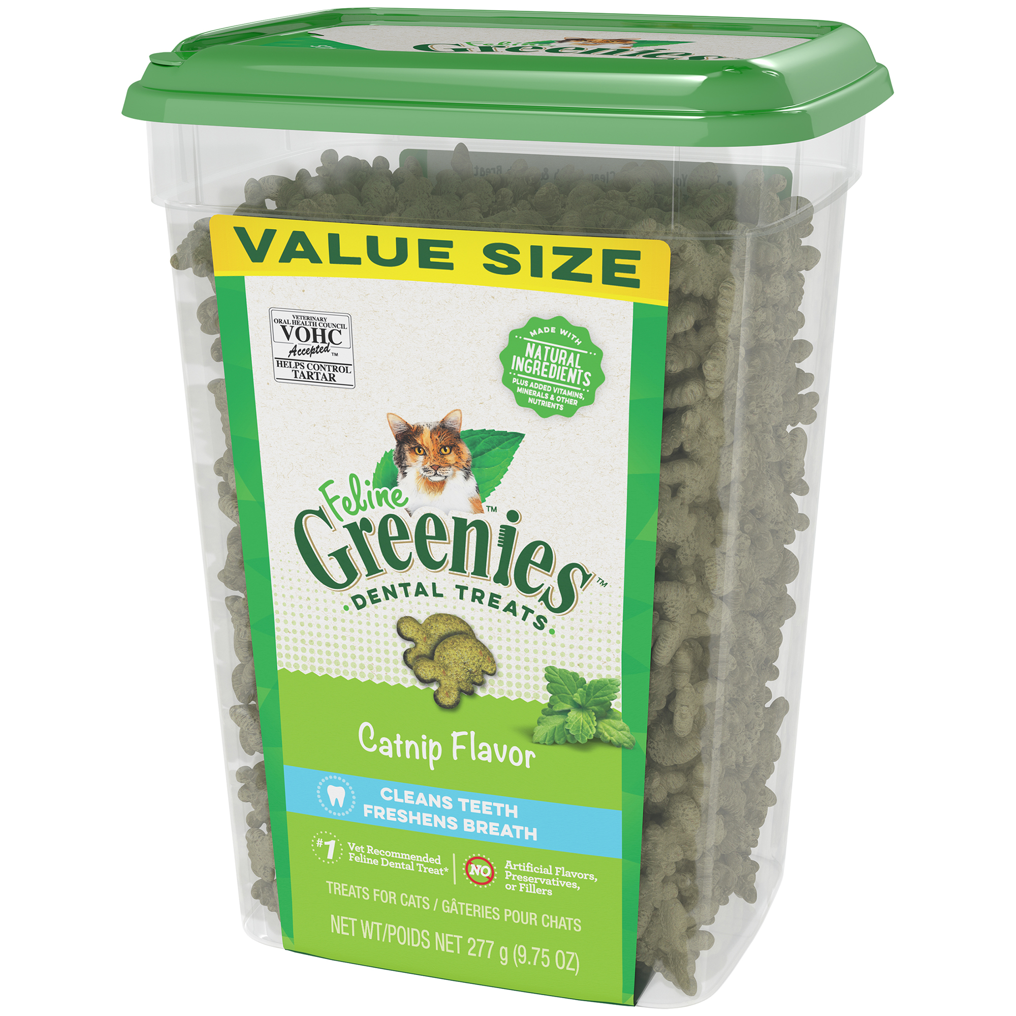 Greenies Feline Dental Cat Treats, Catnip Flavor, 9.75 oz photo 7