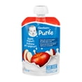 thumbnail image 1 of GERBER Apple Yogurt Purée, Real Fruit & Yogurt, For Babies & Toddlers, 92mL Pouch, 1 of 7