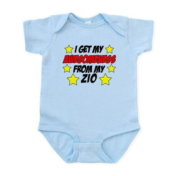 CafePress - Awesomeness From Zio Body Suit - Baby Light Bodysuit, Size Newborn - 24 Months