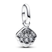 Pandora Sparkling Shell Mini Dangle Charm