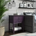 thumbnail image 4 of Ameriwood Home Table d'Appoint Franklin avec 2 Tiroirs en Violet, 4 of 8