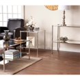 thumbnail image 2 of SEI Furniture Paschall Square Glass Top End Table in Silver, 2 of 4