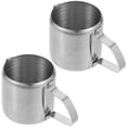thumbnail image 4 of Here's a refined and professional product description based on the title you provided:\n\n \n\n**2pcs Stainless Steel Milk Frothing Pitcher – Coffee, 4 of 5