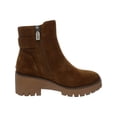 thumbnail image 2 of Aqua College Womens Desiree  Zipper Suede Booties, 2 of 3