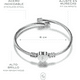 thumbnail image 3 of Pulseras de mujer personalizadas con inicial. Accesorios y regalos para mujer elegantes y resistentes  Xtellar plateado, 3 of 4