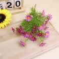 thumbnail image 5 of Artificial Small Daisy Bouquet Faux Wildflower Bundle, Rustic Fake Floral Arrangement for Vase Filler Living Room Tabletop Wedding Banquet Farmhouse Indoor Home Party Decor Ornament 1Pcs, 5 of 5