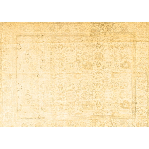 Ahgly Company Indoor Rectangle Persian Brown Traditional Area Rugs, 7' x 9'