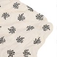 thumbnail image 4 of Fitted Crib Sheet Full Cotton Crinkle Fabric Soft Breathable Comfortable Crib Mattress Sheet for Crib Mattress Toddler Bed Mattress Black Flower Leaf, 4 of 4