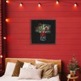 thumbnail image 4 of Stupell Industries Cottage Peace Candy Cane Jar Black Floating Frame Canvas Art, 25 x 25, by Janet Tava, 4 of 8