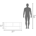 thumbnail image 3 of Compact and Modern 47 - inch TV Stand with Shelves Fits in Man Cave Keeps Essentials Handy, 3 of 4