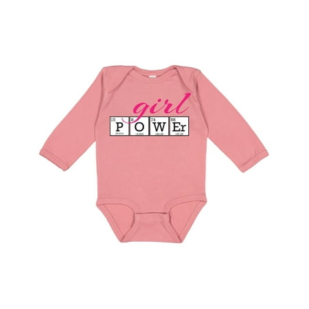 

Inktastic Girl Power Girls Long Sleeve Baby Bodysuit