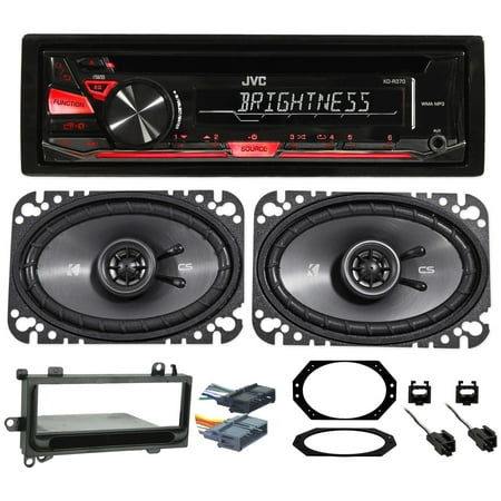 JVC Stereo/CD Player/Radio+Kicker Speakers+Full Install For 97-02 JEEP