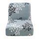thumbnail image 2 of Funda de silla moderna con estampado elástico suave, universal, a prueba de polvo, accesorio para el hogar Azul claro, 2 of 9