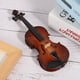 thumbnail image 5 of Modelo de violín en miniatura de madera, miniinstrumento musical, adornos con caja de regalo, 5 of 12
