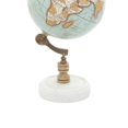 thumbnail image 4 of Marble Globe Deco 79, color verde azulado con base de mármol, 18 x 18 x 28 cm, 4 of 6