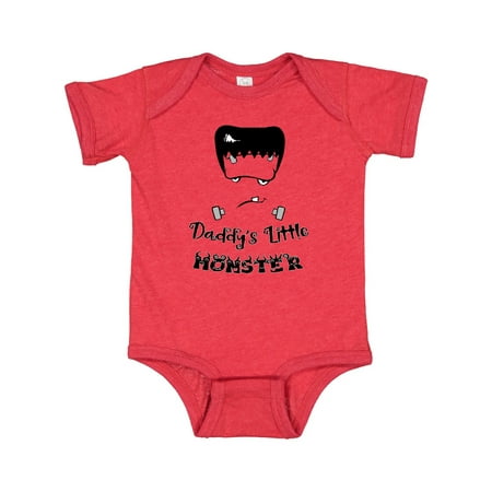 

Inktastic Halloween Baby Frankenstein Daddy s Little Monster Gift Baby Boy or Baby Girl Bodysuit