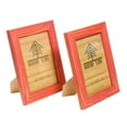 thumbnail image 6 of Rustic Wooden Picture Frames 8x10 - Red - Set of 2 - 100% Natural Eco Solid Wood and High Definition Real Glass for Wall Hanging Photo Frame, 6 of 7