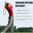thumbnail image 4 of Swing Training Aid Rope Golf Swing Correcting Tool Posture Motion Correction Indoor Training Equipment for Beginners, 4 of 12