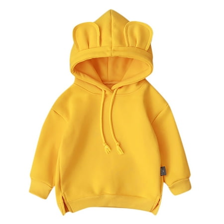 

Toddler Baby Kids Boy Girl Hooded Cartoon 3D Ear Hoodie Sweatshirt Tops Clothes
