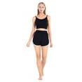 thumbnail image 4 of WBQ Casual Short Pants Cotton Sports Shorts Yoga Dance Running Shorts Black Tag L/US 10, 4 of 7
