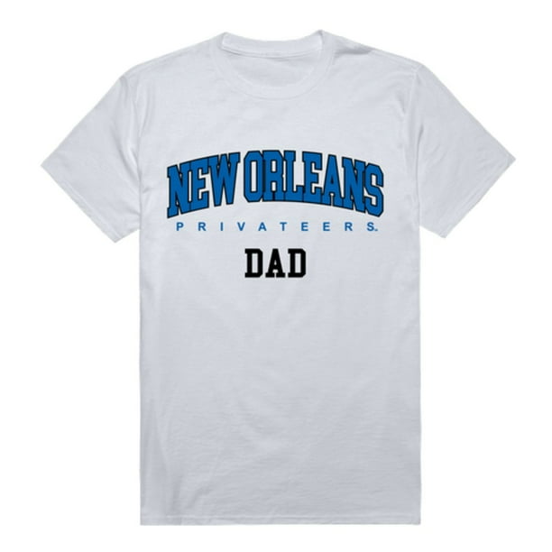 W Republic Uno University Of New Orleans Privateers College Dad T Shirt White X Large Walmart Com Walmart Com