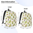 thumbnail image 3 of Yiaed Avocado Playing Music Print Backpack, Premium Laptop Backpack, Travel Backpack for Women, Lightweight Backpacks, Comfortable Back Pack-Small, 3 of 5