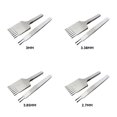 thumbnail image 3 of QualitChoice 2Pcs Leather Tool Hole Stitching Punch Sewing Teeth Spacing Lacing Hand Graving Weaving Steel Prongs Convenient 3MM, 3 of 6