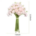 thumbnail image 6 of Artificial Decorative Flowers,Pink Faux Ranunculus Bouquets,DIY Wedding Flowers,Vase Filler,Table Centerpieces,Floral Arrangements Decor,for Home Florist 18 Pcs, 6 of 7