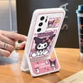 thumbnail image 2 of Funda con soporte Kuromi Pachacco para Samsung Galaxy S22 Ultra S21 S20 FE A14 A34 A54 A33 A53 A73 A12 A22 A32 A52 A52S A72 xuanjing  unisex, 2 of 2