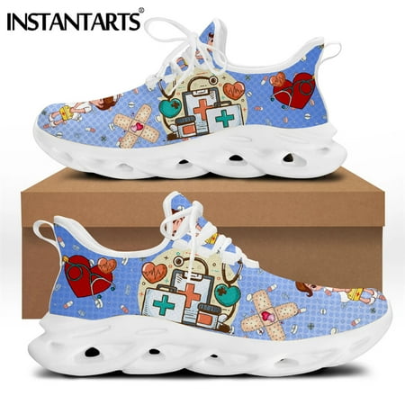 

Gradient Nurse Shoes Women Brand Design Premium Sketch Physio Medician Sneakers Non Slip Flats Female Beach Footwear