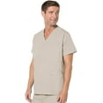 thumbnail image 2 of Landau Essentials Haut de Blouse Médicale 5 Poches pour Hommes : Coupe Classique Décontractée, Col en V Durable Médical 7489, 2 of 8