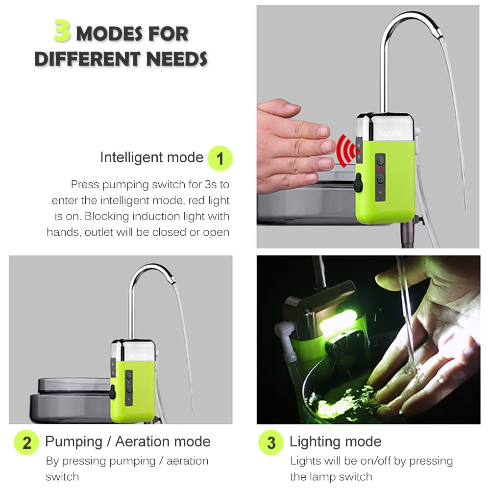 Automatic  3 Modes Automatic Inductive Pumping USB Charging Mini Air Pump