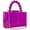 Purple, variant on LIXI Lightweight Acrylic Handbag – Stylish Chain Bag for Women | Compact & Modern(6.89"x4.72"x1.77", Purple)