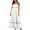 White, variant on Lindreshi Summer Dresses for Women 2024 Women's Casual Comfortable Color Sexy Top Chest Mid-length Dress Neck Dress