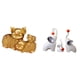thumbnail image 1 of Colección moderna de figuras de animales en resina y esculturas de elefantes para estantería, escritorio, entrada, centro de mesa,, 1 of 8