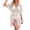 White, variant on Swimsuit Coverup for Women Short Sleeve Open Front Belted Crochet Knit Kimono Cardigans Beach Cover Up