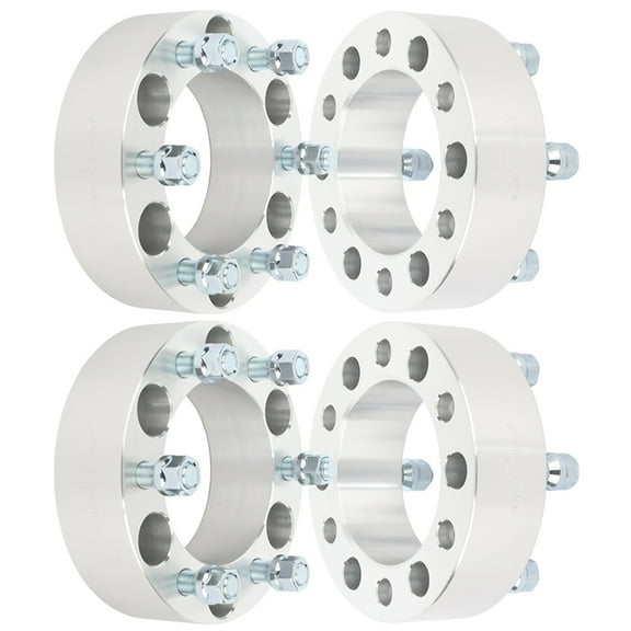 SCITOO 4X 2 inch 6 Lug Wheel Spacers 6x5.5 to 6x5.5 6x139.7 to 6x139.7 108mm Compatible with Ch-ev-rolet Tahoe for GMC Yukon XL Sierra 1500 for Cadillac Escalade for Chevy Silverado with 14x1.5 Studs