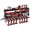 Black, variant on EDX Heavy Duty 4-Tier Power Tool Organizer Wall Mount, Garage Storage Rack with 8 Built-in Drill Holders and 4 AC Outlets, Ideal for Workshop, Tool Room, and Home Garage, 600 LBS Capacity, Black