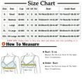 thumbnail image 2 of BZGTZT 3 Pack Bras for Women No Underwire Push Up Bralettes Full Coverage Breathable Bra Support Everyday Bralette, 2 of 2