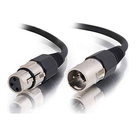 UPC: 0757120400622 | C2G 40062 Pro-Audio XLR Male to XLR Female Cable  Black (50 Feet  15.24 Meters)