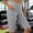 Gray, variant on Women's Knee Length Capri Leggings with Pockets High Waisted Workout Exercise Yoga Capris Pants Black S