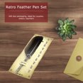 thumbnail image 3 of Peggybuy Calligraphy Feather Dip Pen+5 Nib Writing Ink Quill Fountain Pen (Grey), 3 of 6
