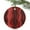 red, variant on Abstract Gradient Pink Waves Christmas Ceramic Ornament 2025,3" Round Xmas Tree Hanging Accessories with Gold Ribbon