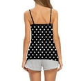 thumbnail image 4 of Heisall Womens Tank Tops Sleeveless Round Neck Polka Dot Print Cami Tops, 4 of 6